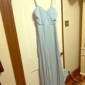 Blue bridesmaid dress